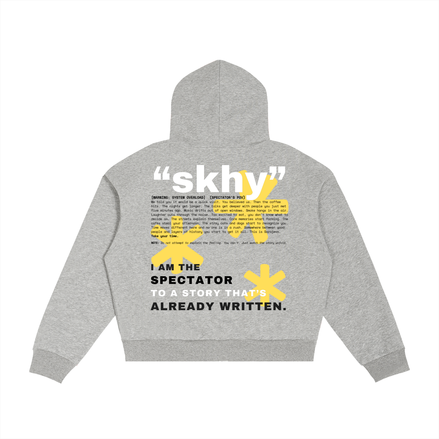 Contrast Plaid Boxy Zip Hoodie