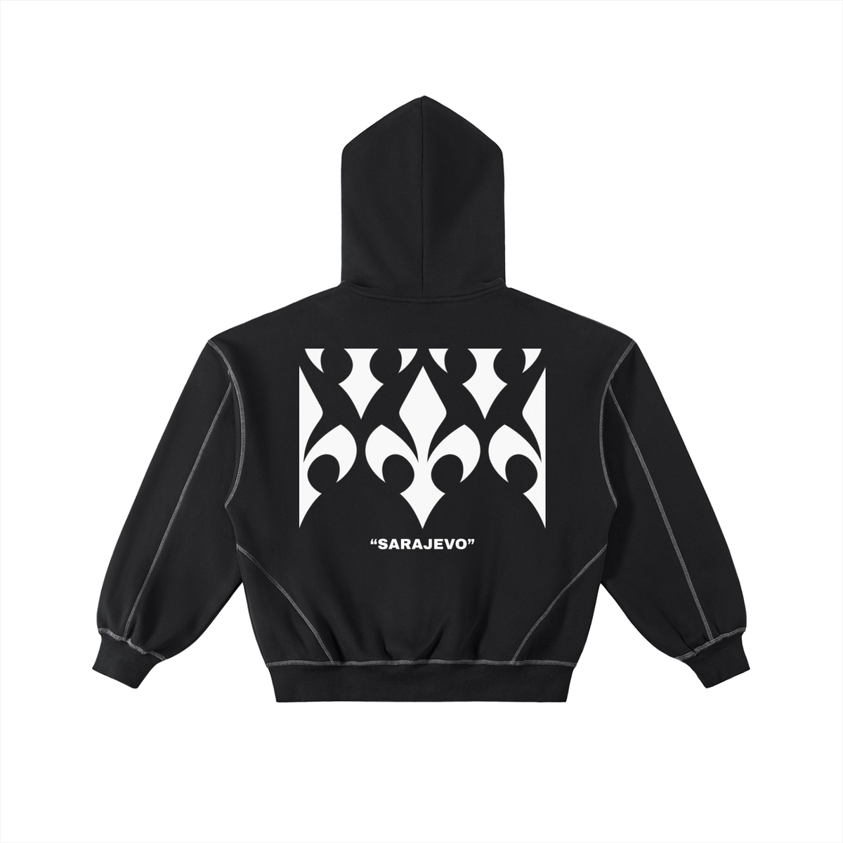 Stitched Fleece Zip Up