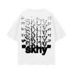 "skhy x6 Black " Oversized Tee