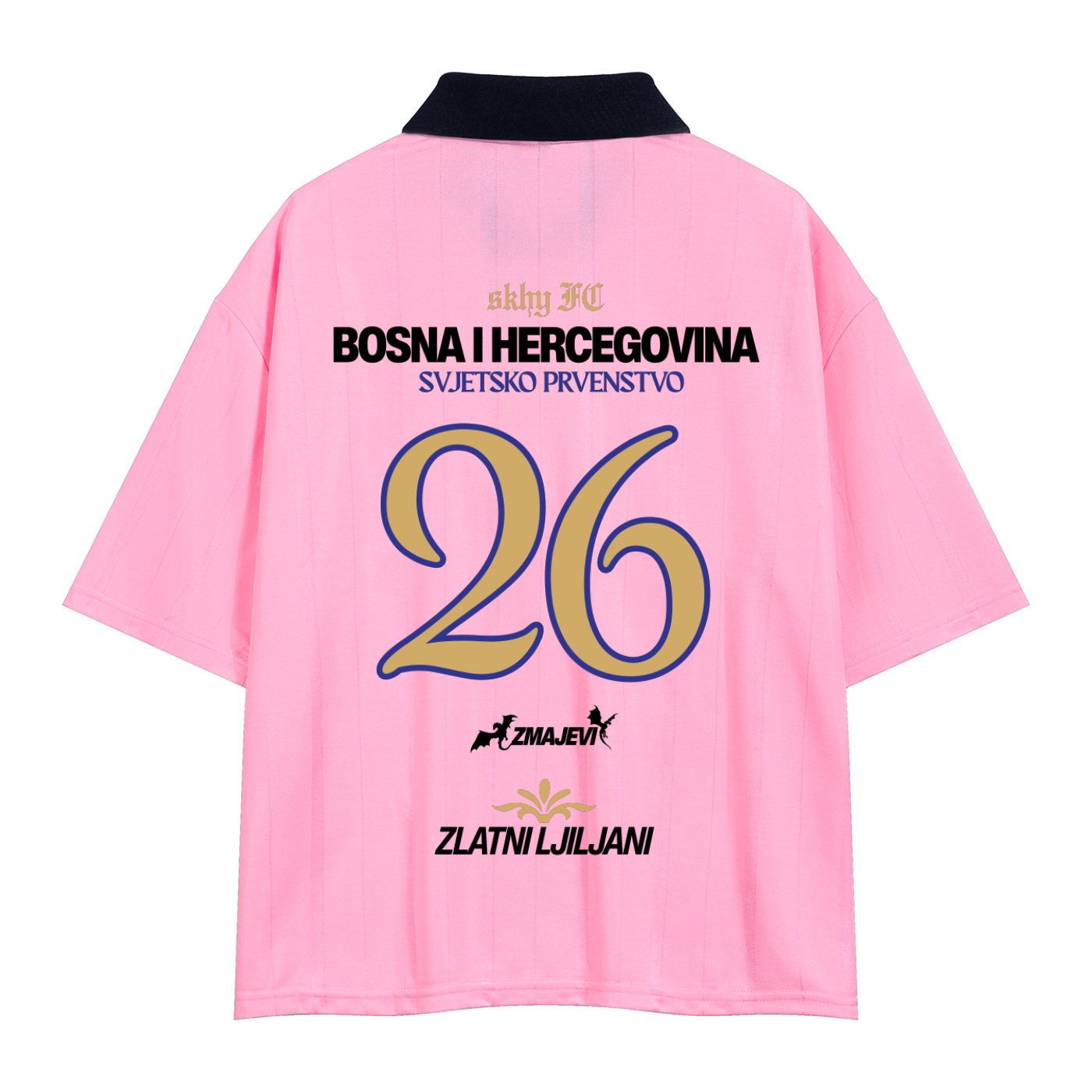 PINK BOSNIA WC JERSEY - BOSNIAN EDITION