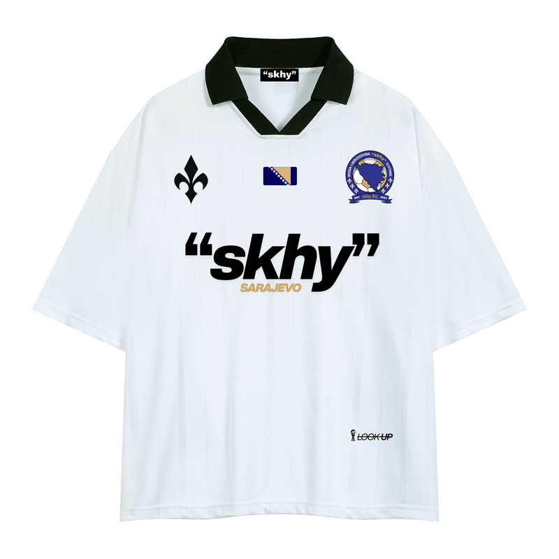 WHITE BOSNIA WC JERSEY - BOSNIAN EDITION