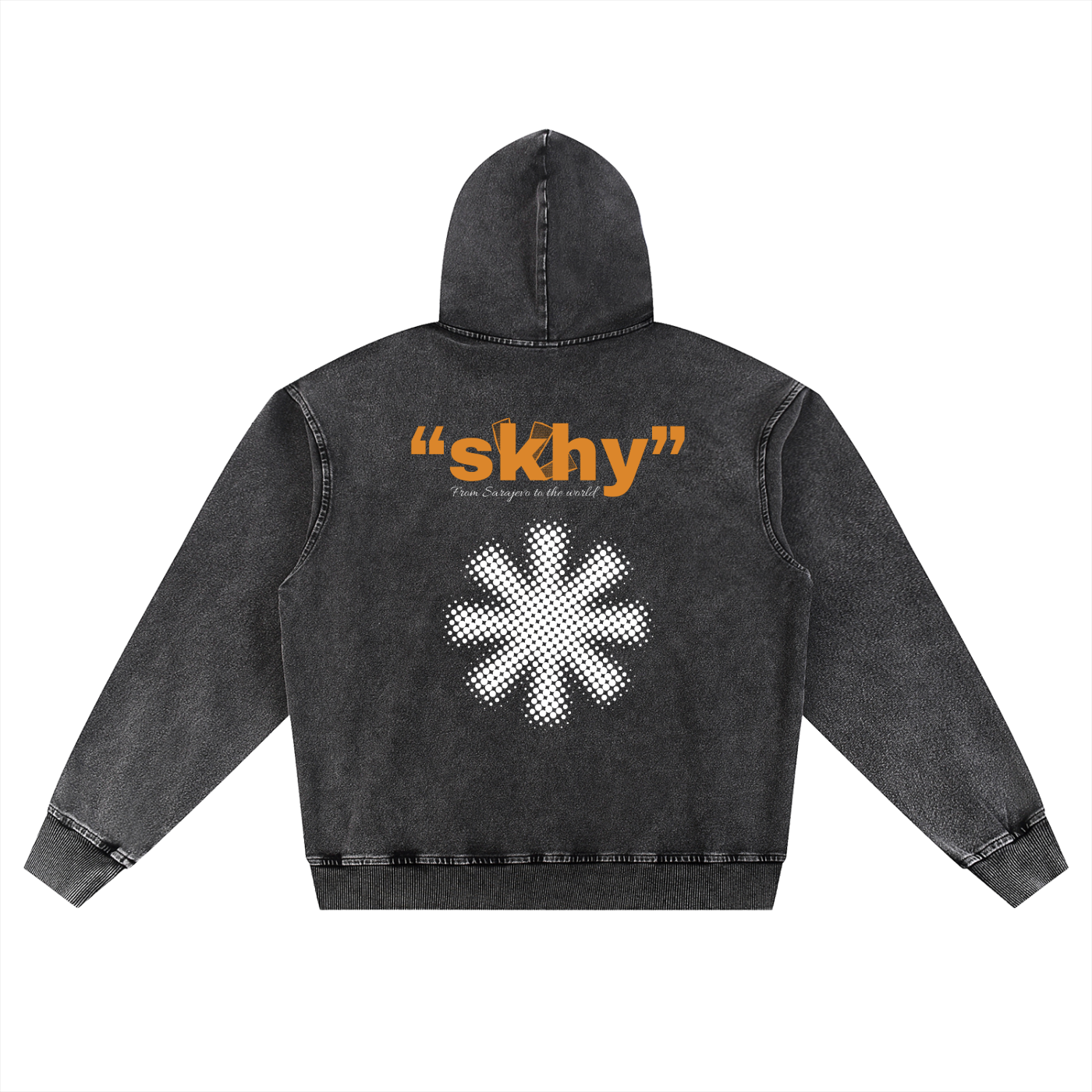 Snow Wash Oversized Hoodie