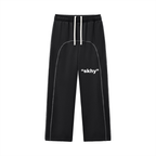 Contrast-Stitched Fleece Sweatpants