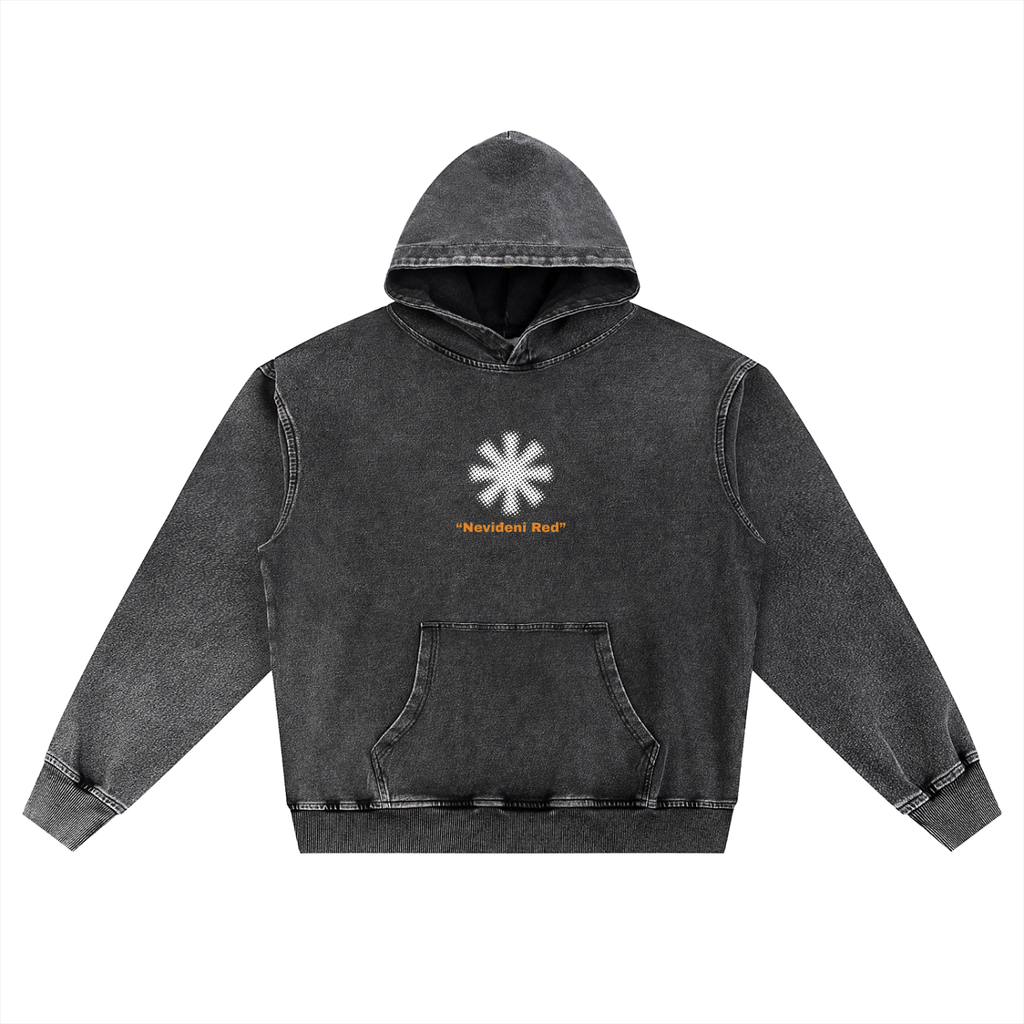 Snow Wash Oversized Hoodie