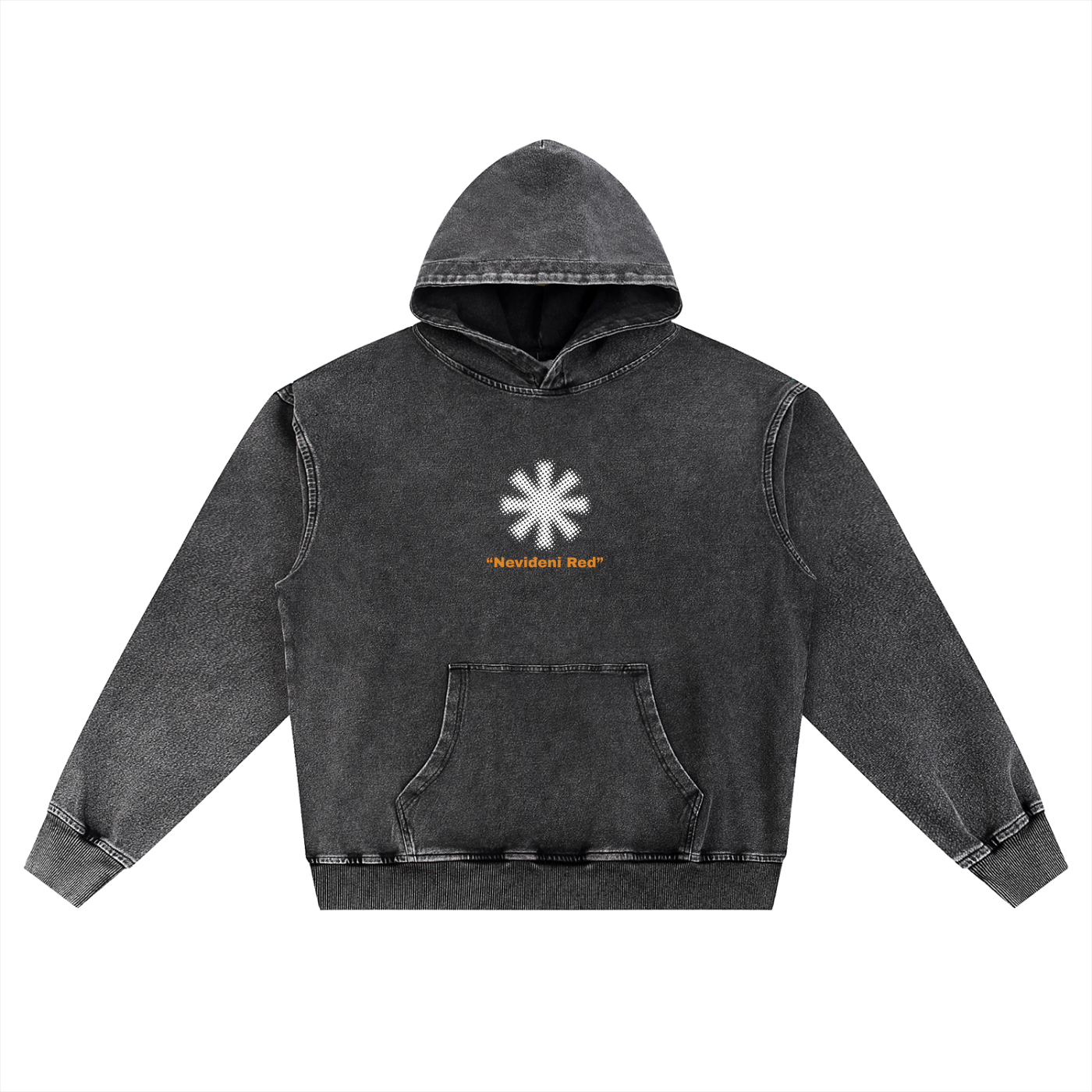 Snow Wash Oversized Hoodie